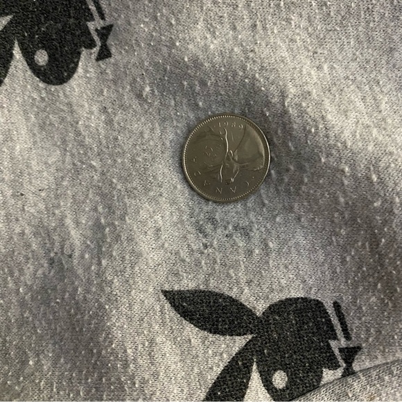 Vintage Playboy Bunny Men’s Grey All Over Print Logo Streetwear Skater Size S - Picture 3 of 10